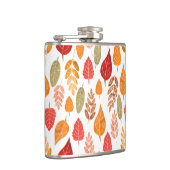 Muster der gestrichenen Herbstleaves Flachmann (Rechts)