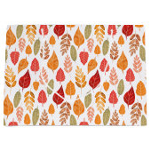 Muster der gestrichenen Herbstleaves Große Geschenktüte (Vorderseite)