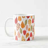 Muster der gestrichenen Herbstleaves Kaffeetasse (Links)