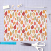 Muster der gestrichenen Herbstleaves Seidenpapier (Handwerk)