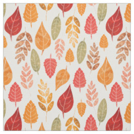 Muster der gestrichenen Herbstleaves Stoff