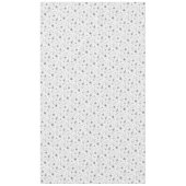 Muster der gezeichneten floralen Kontur Grau/Wht I Tischdecke (Vorderseite)