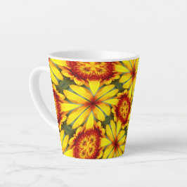 Muster der goldenen Blume Milchtasse