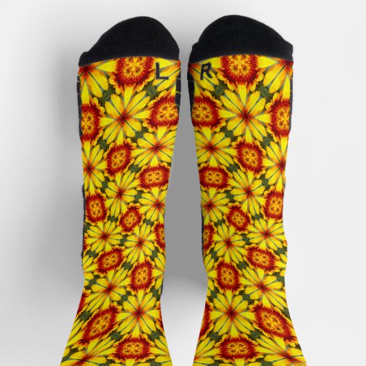 Muster der goldenen Blume Socken (Oben)