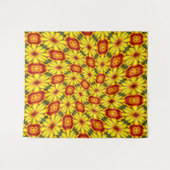 Muster der goldenen Blume Wandteppich (Vorderseite (Horizontal))