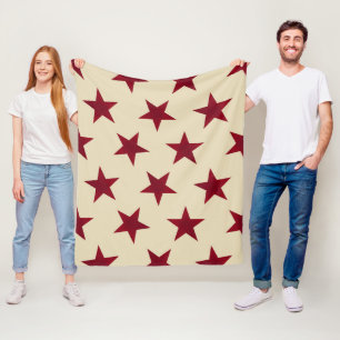 Muster der goldenen Sterne 10 Fleecedecke