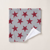 Muster der goldenen Sterne 11 Badhandtuch Set (Waschlappen)