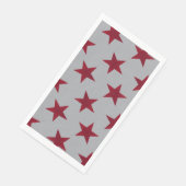 Muster der goldenen Sterne 11 Serviette (Ecke)