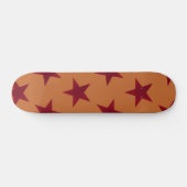 Muster der goldenen Sterne 12 Skateboard (Horizontal)