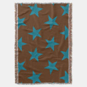 Muster der goldenen Sterne 16 Decke (Vorderseite Vertikal)