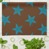 Muster der goldenen Sterne 16 Geschirrtuch (Gefaltet)