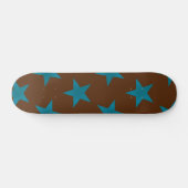 Muster der goldenen Sterne 16 Skateboard (Horizontal)