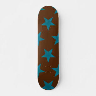 Muster der goldenen Sterne 16 Skateboard