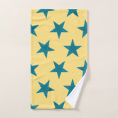 Muster der goldenen Sterne 18 Badhandtuch Set (Handtuch)