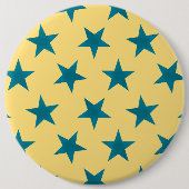 Muster der goldenen Sterne 18 Button (Vorderseite)