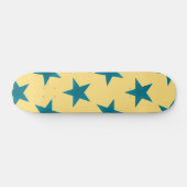 Muster der goldenen Sterne 18 Skateboard (Horizontal)