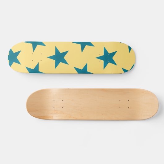 Muster der goldenen Sterne 18 Skateboard (Horizontal)