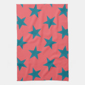 Muster der goldenen Sterne 19 Geschirrtuch (Vertikal)