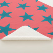 Muster der goldenen Sterne 19 Sherpadecke (3/4)