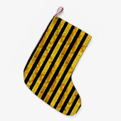 Muster der Goldsequenzierung Kleiner Weihnachtsstrumpf (Vorderansicht (hängend))