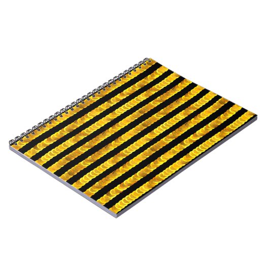 Muster der Goldsequenzierung Notizblock (Linke Seite)