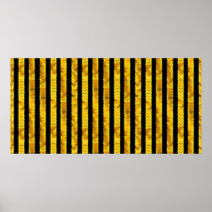 Muster der Goldsequenzierung Poster