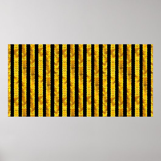 Muster der Goldsequenzierung Poster (Vorne)