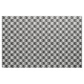 Muster der grafischen Blume Schwarz/Weiß Stoff (Yard (91,4 cm))