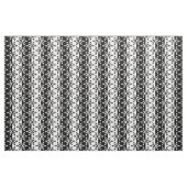 Muster der grafischen Blume Schwarz/Weiß Stoff (Yard (91,4 cm))