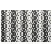 Muster der grafischen Blume Schwarz/Weiß Stoff (Fat Quarter (45,7 x 55,9 cm))