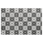 Muster der grafischen Blume Schwarz/Weiß Stoff (Fat Quarter (45,7 x 55,9 cm))
