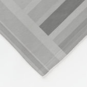 Muster der grauen Streifen Fleecedecke (Ecke)