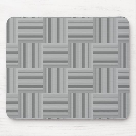 Muster der grauen Streifen Mousepad (Vorne)