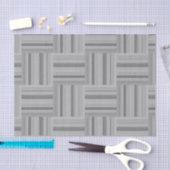 Muster der grauen Streifen Seidenpapier (Handwerk)