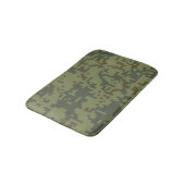 Muster der Green Camouflage Army Badematte (Schrägansicht)