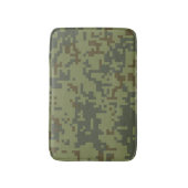 Muster der Green Camouflage Army Badematte (Vorderseite Vertikal)