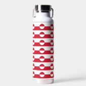 Muster der grönländischen Flagge Trinkflasche (Vorne)