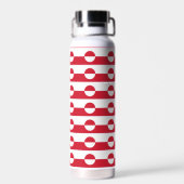 Muster der grönländischen Flagge Trinkflasche (Rückseite)