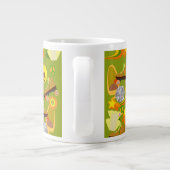 Muster der Groovy 70er Jumbo-Tasse (Rückseite)