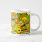 Muster der Groovy 70er Jumbo-Tasse (Rechts)