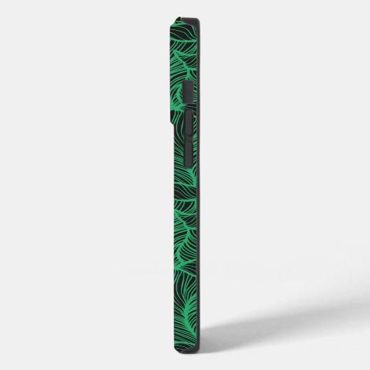 Muster der grünen Blätter Case-Mate iPhone Hülle (Rückseite / Links)