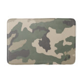 Muster der grünen Camouflage Badematte (Vorderseite)