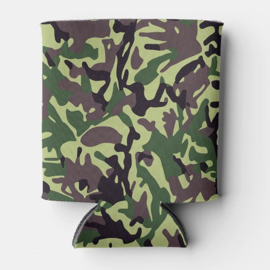 Muster der grünen Camouflage Dosenkühler (Vorderseite)