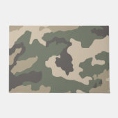 Muster der grünen Camouflage Fußmatte (Vorderseite)