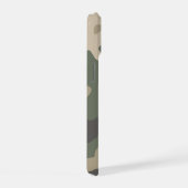Muster der grünen Camouflage iPhone 15 Hülle (Rechte Seite)