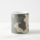 Muster der grünen Camouflage Kaffeetasse (Mittel)