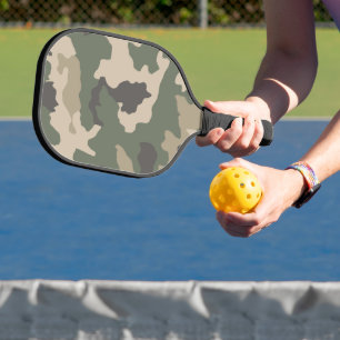 Muster der grünen Camouflage Pickleball Schläger
