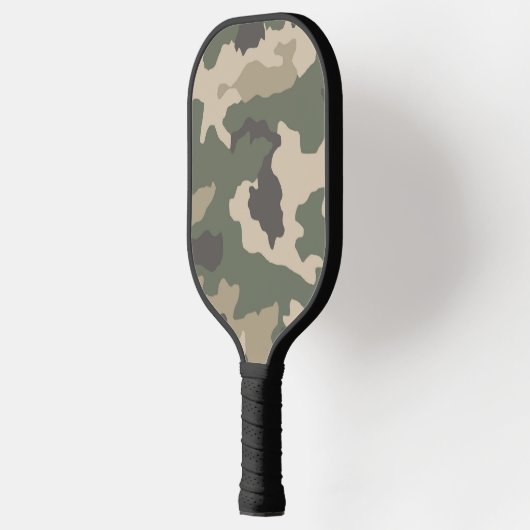 Muster der grünen Camouflage Pickleball Schläger (Links)