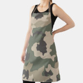 Muster der grünen Camouflage Schürze (InSitu)