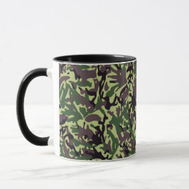 Muster der grünen Camouflage Tasse